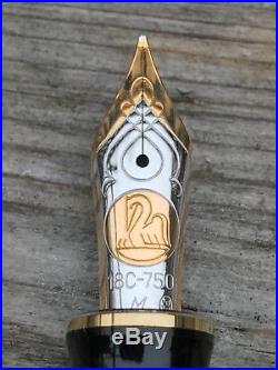 Pelican Toledo M900 Gold Over Sterling Silver Fountain Pen