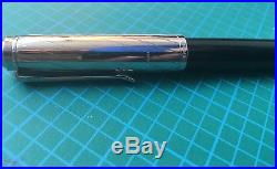 Pelikan 600 M625 sterling silver and semi-transparent Aubergine F fountain pen