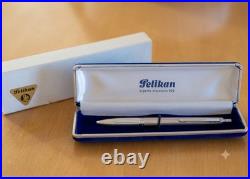 Pelikan Ballpoint Pen Solid Sterling Silver 925 Guilloché 1978 Original Box Set