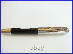 Pelikan Fountain Pen M625 Sterling Silver 14K 585 Nib EF witho box