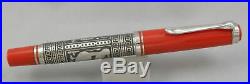 Pelikan M710 Toledo Red & Sterling Silver Special Edition Fountain Pen New