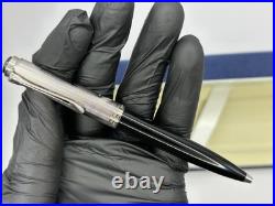 Pelikan Souverän K420 Black 925 Sterling Silver Ballpoint Pen NOS