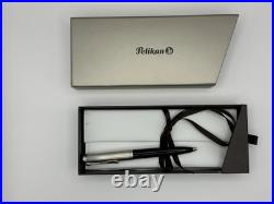 Pelikan Souverän K420 Black 925 Sterling Silver Ballpoint Pen NOS