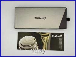 Pelikan Souverän K420 Black 925 Sterling Silver Ballpoint Pen NOS