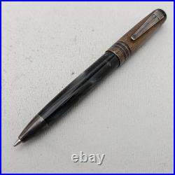 Philip Zepter by Montegrappa 925 Silver Fountain Pen 14K M Nib Ballpoint Pen NOS
