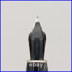 Philip Zepter by Montegrappa 925 Silver Fountain Pen 14K M Nib Ballpoint Pen NOS