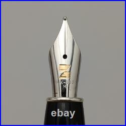 Philip Zepter by Montegrappa 925 Silver Fountain Pen 14K M Nib Ballpoint Pen NOS