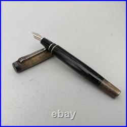 Philip Zepter by Montegrappa 925 Silver Fountain Pen 14K M Nib Ballpoint Pen NOS
