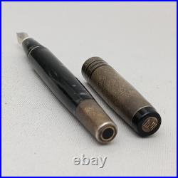 Philip Zepter by Montegrappa 925 Silver Fountain Pen 14K M Nib Ballpoint Pen NOS