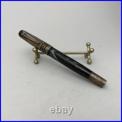 Philip Zepter by Montegrappa 925 Silver Fountain Pen 14K M Nib Ballpoint Pen NOS