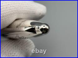 Pilot Custom Fountain Pen Sterling Silver Crane Design 18K F Nib 1970 Japan
