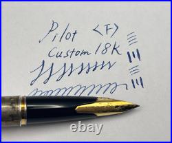 Pilot Custom Fountain Pen Sterling Silver Crane Design 18K F Nib 1970 Japan Pilot Custom Fountain Pen Sterling Silver Crane Design 18K F Nib 1970 Japan