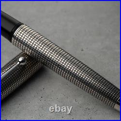 Pilot Custom Sterling Silver Silvern Koushi 18K Rhodium Nib Fountain Pen