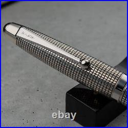 Pilot Custom Sterling Silver Silvern Koushi 18K Rhodium Nib Fountain Pen