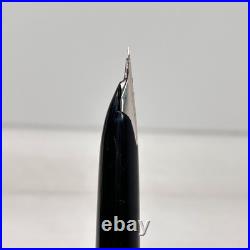 Pilot Elite Sterling Silver Grid Fountain Pen 18K-750 F Nib H1077 Japan Vintage