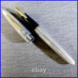 Pilot Fountain Pen Elite Custom Sterling Silver 18K