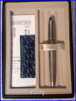 Pilot SILVERN (Sterling Silver) 18K Fountain Pen Lattice Medium Nib FK-5MS-KO-M