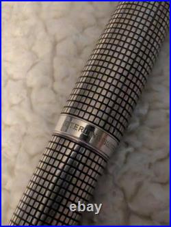 Pilot SILVERN (Sterling Silver) 18K Fountain Pen Lattice Medium Nib FK-5MS-KO-M Pilot SILVERN (Sterling Silver) 18K Fountain Pen Lattice Medium Nib FK-5MS-KO-M