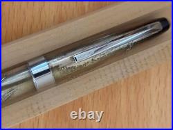 Pilot Sterling Silver Fountain Pen Crane Fine Nib Vintage Collectors Item
