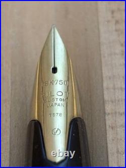 Pilot Sterling Silver Fountain Pen Crane Fine Nib Vintage Collectors Item