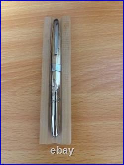 Pilot Sterling Silver Fountain Pen Crane Fine Nib Vintage Collectors Item