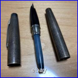 Pilot Sterling Silver Fountain Pen Fine Nib 18K WG