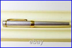 Platinum 18K Fountain Pen Solid Silver M Nib Sterling Silver PTS-50000 USED