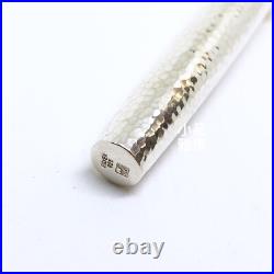 Platinum Hammered Ag925 Sterling Silver with Pt 790 nib Fountain Pen