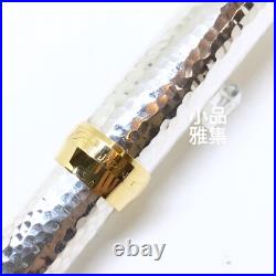 Platinum Hammered Ag925 Sterling Silver with Pt 790 nib Fountain Pen