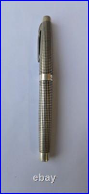 Platinum Pt. Alloy F Nib Sterling Silver Fountain Large Size