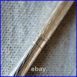 Polar Tiffany Co. Sterling Silver Twisted Ballpoint Pen Writing Confirmed