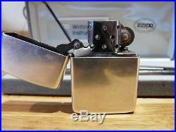 RARE Boxed Sterling Silver Zippo Lighter & Pen Set