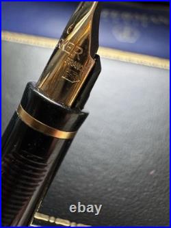 RARE PARKER 75 CISELE STERLING & 14K gold nib, FOUNTAIN PEN. Lifetime Warranty
