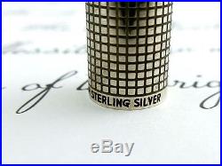 RARE! STERLING-SILVER 925 PILOT NAMIKI 18K-WHITE GOLD Nib Fountain Pen