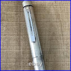 RARE Vintage SHEAFFER Sterling Silver 14K Nib fountain Pen No Ink USA