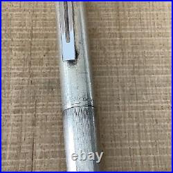 RARE Vintage SHEAFFER Sterling Silver 14K Nib fountain Pen No Ink USA