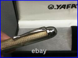 RARE Vintage Yafa Sterling Silver Pen Amazing Quality and Detail With Box
