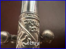 ROLEX Silver Sterling 925 Ballpoint Pen Vintage Relief Tribe Israel