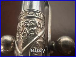 ROLEX Silver Sterling 925 Ballpoint Pen Vintage Relief Tribe Israel