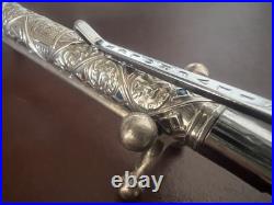 ROLEX Silver Sterling 925 Ballpoint Pen Vintage Relief Tribe Israel