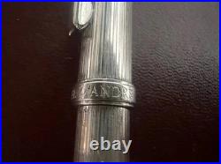 Rafael D'Andre Silver 925 Solid Ballpoint Pen With Case