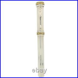 Rare 2000 Yard-o-led Millennium 052 Sterling & 18k Gold Le 10/52 Fountain Pen
