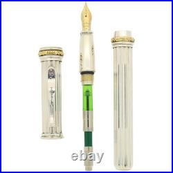 Rare 2000 Yard-o-led Millennium 052 Sterling & 18k Gold Le 10/52 Fountain Pen