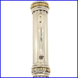 Rare 2000 Yard-o-led Millennium 052 Sterling & 18k Gold Le 10/52 Fountain Pen
