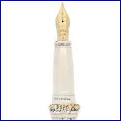 Rare 2000 Yard-o-led Millennium 052 Sterling & 18k Gold Le 10/52 Fountain Pen