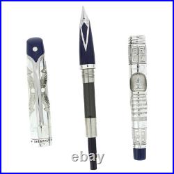 Rare 2006 Sheaffer Stars Of Egypt Sterling Silver Limited Ed 38/360 Fountain Pen