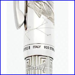 Rare 2006 Sheaffer Stars Of Egypt Sterling Silver Limited Ed 38/360 Fountain Pen