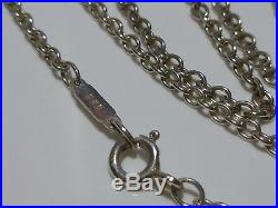 Rare 30 Cable Necklace Tiffany & Co Germany Sterling Silver Leaf Ballpoint Pen