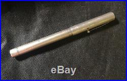 Rare Early 1920s Sterling Silver Sheaffer Flat Top Fountain Pen