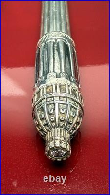 Rare! Ferrari da Varese LE Romea Diamond Fountain Pen 18K Broad Nib NOS